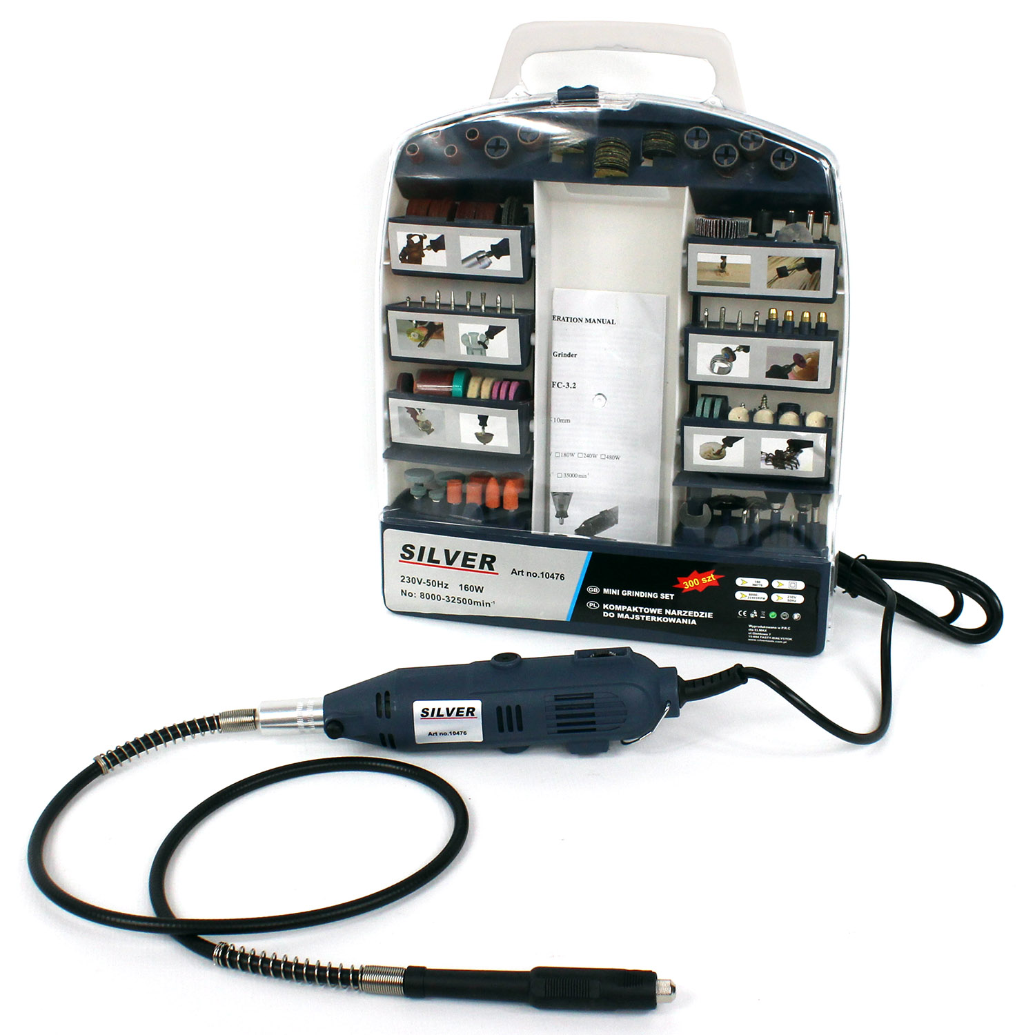 MINI SZLIFIERKA MULTISZLIFIERKA 300el FREZARKA Maksymalna moc 160 W