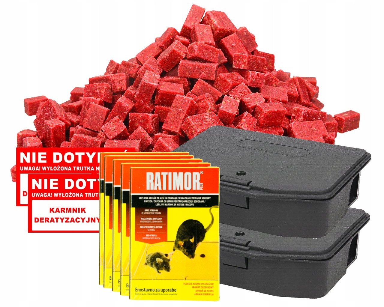 

Trutka Kostka Karmnik Lep Na Myszy 1KG Ratimor