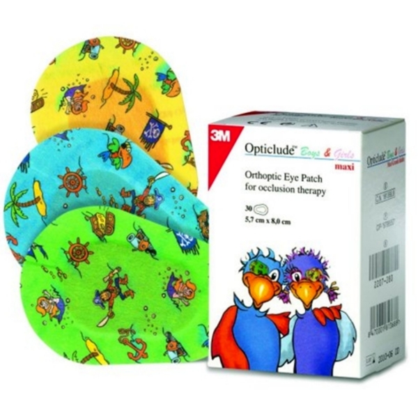 

30szt Maxi Opticlude Boys&Girls Plastry na oko