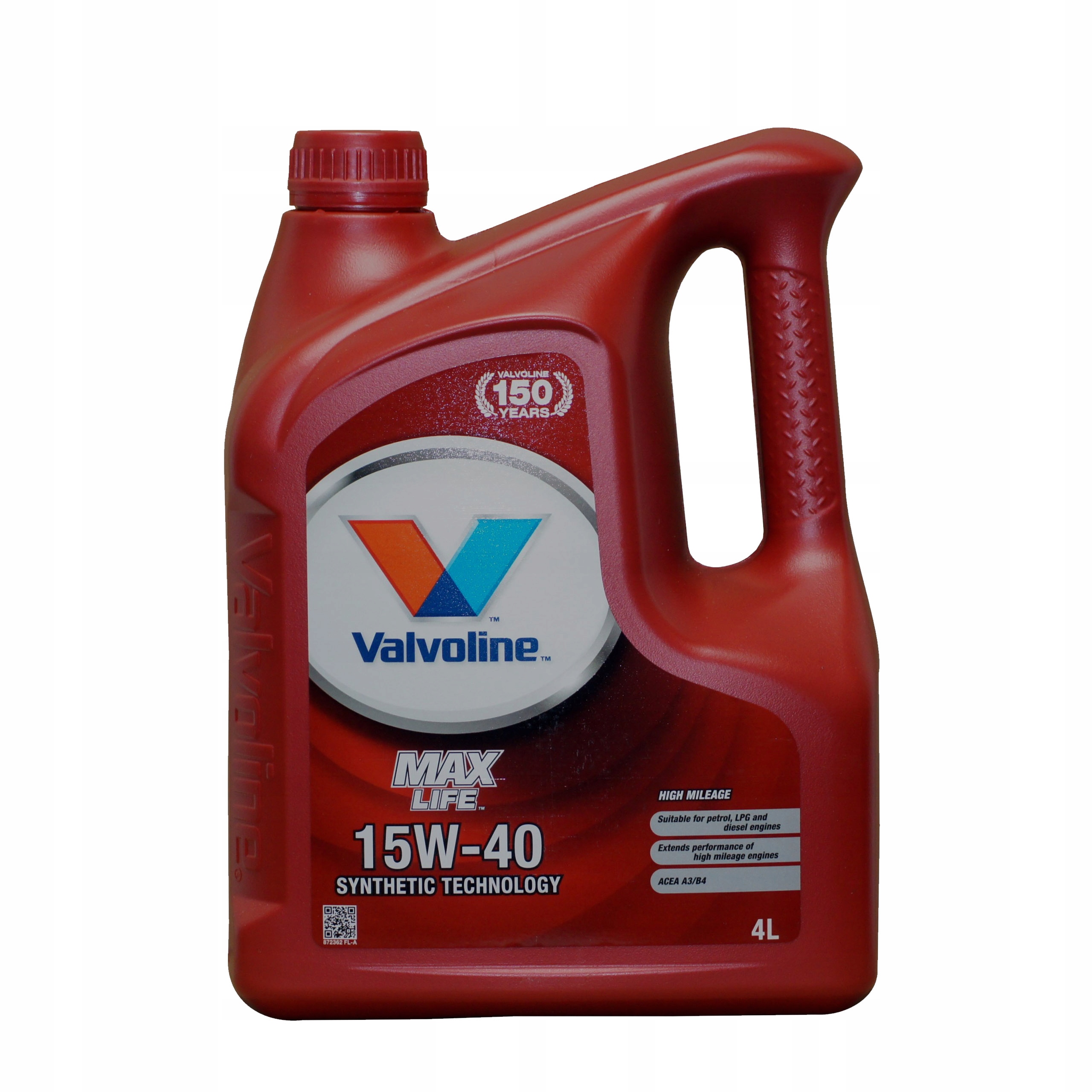 Мінеральне масло VALVOLINE MaxLife 15w40 4L