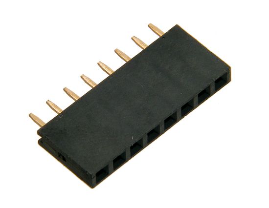 

Listwa kołkowa 8 pin R=2,54 Gold Pin PB-08S x10szt
