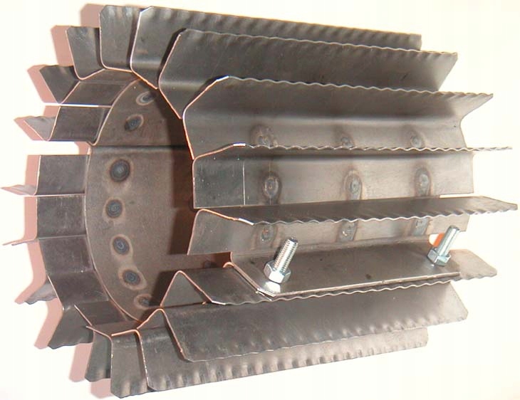 Radiátorový výmenník tepla ⌀ 160 mm/výška 250 mm, nanášaný a skrutkovaný