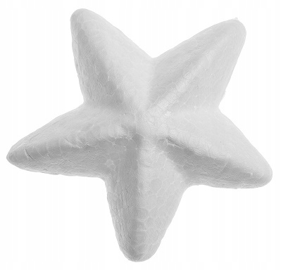

Mała Gwiazda Styropianowa Gwiazdka Styropian 6cm