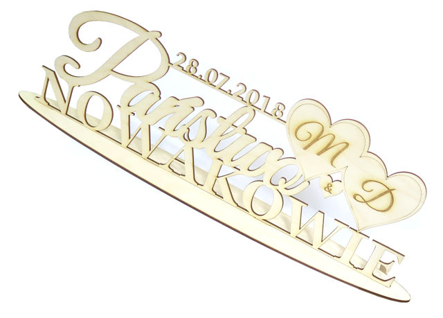 NAZWISKO DATA INICJAŁY NA STÓŁ PARY MŁODEJ KZ90