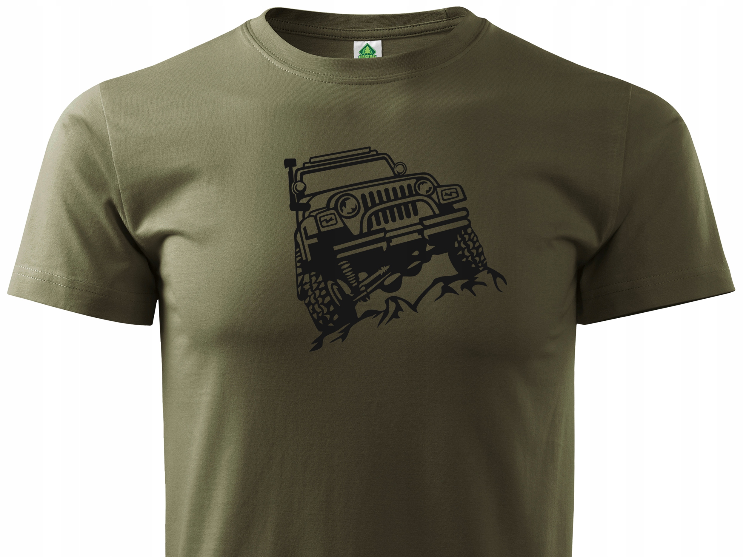

T-shirt Moro Nadruk Off Road Jeep Wrangler