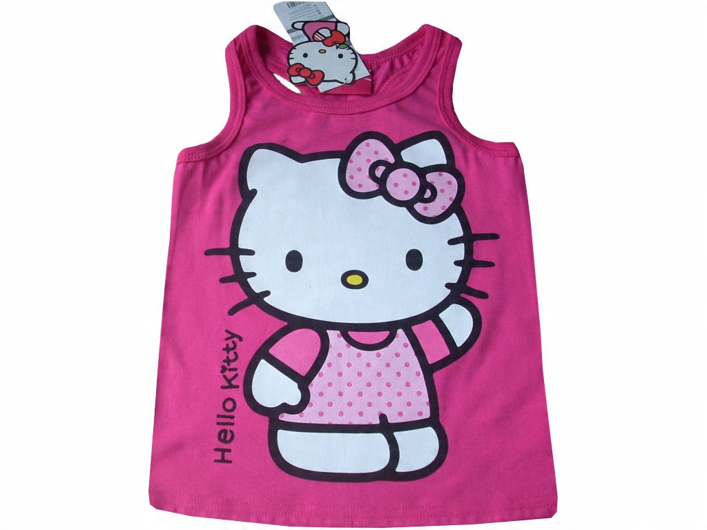

Hello Kitty bluzka bokserka 128cm Bawełna Lato