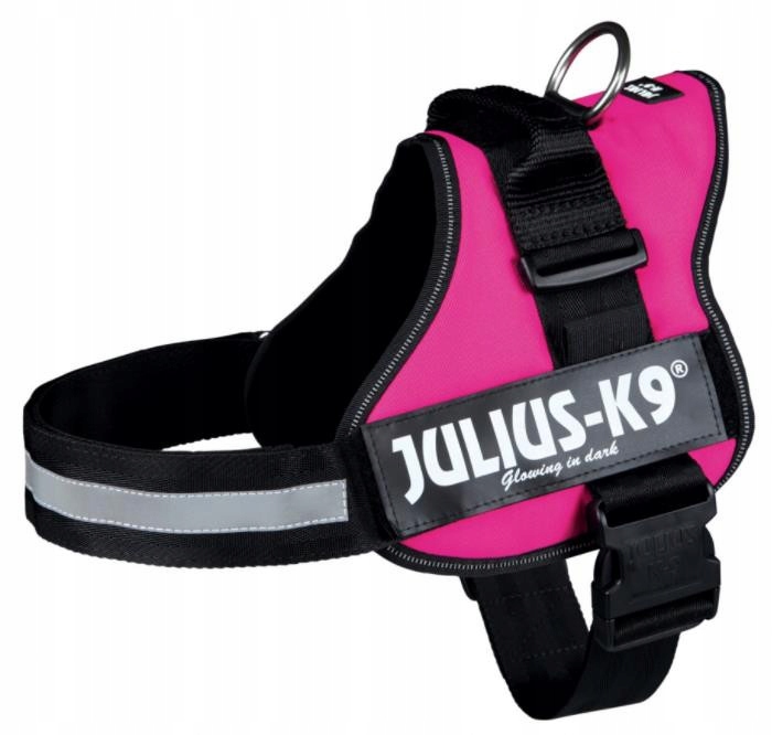 Postroj Julius-K9, 0/M-L: 58–76 cm, fuchsie