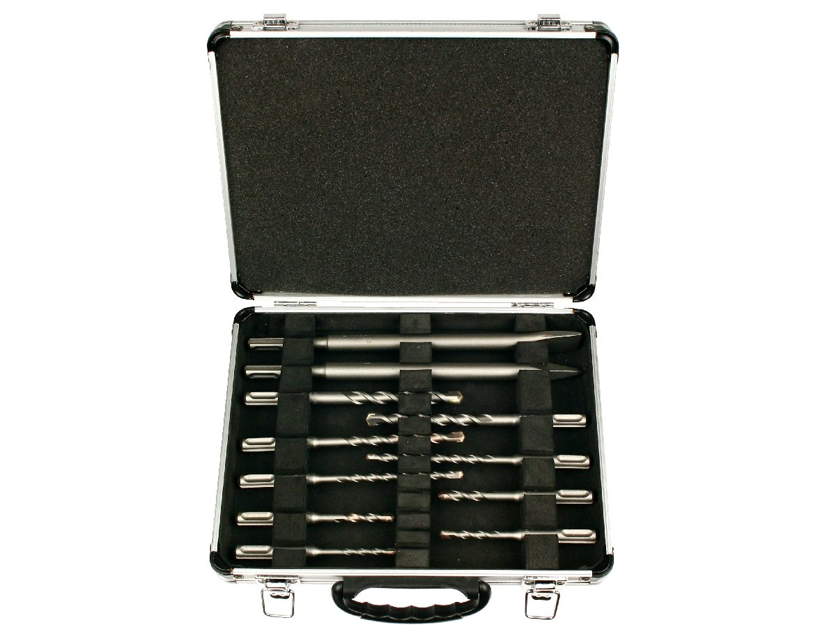 ZESTAW 11 WIERTEŁ i DŁUT SDS-Plus BOSCH w walizce Typ mocowania SDS-Plus