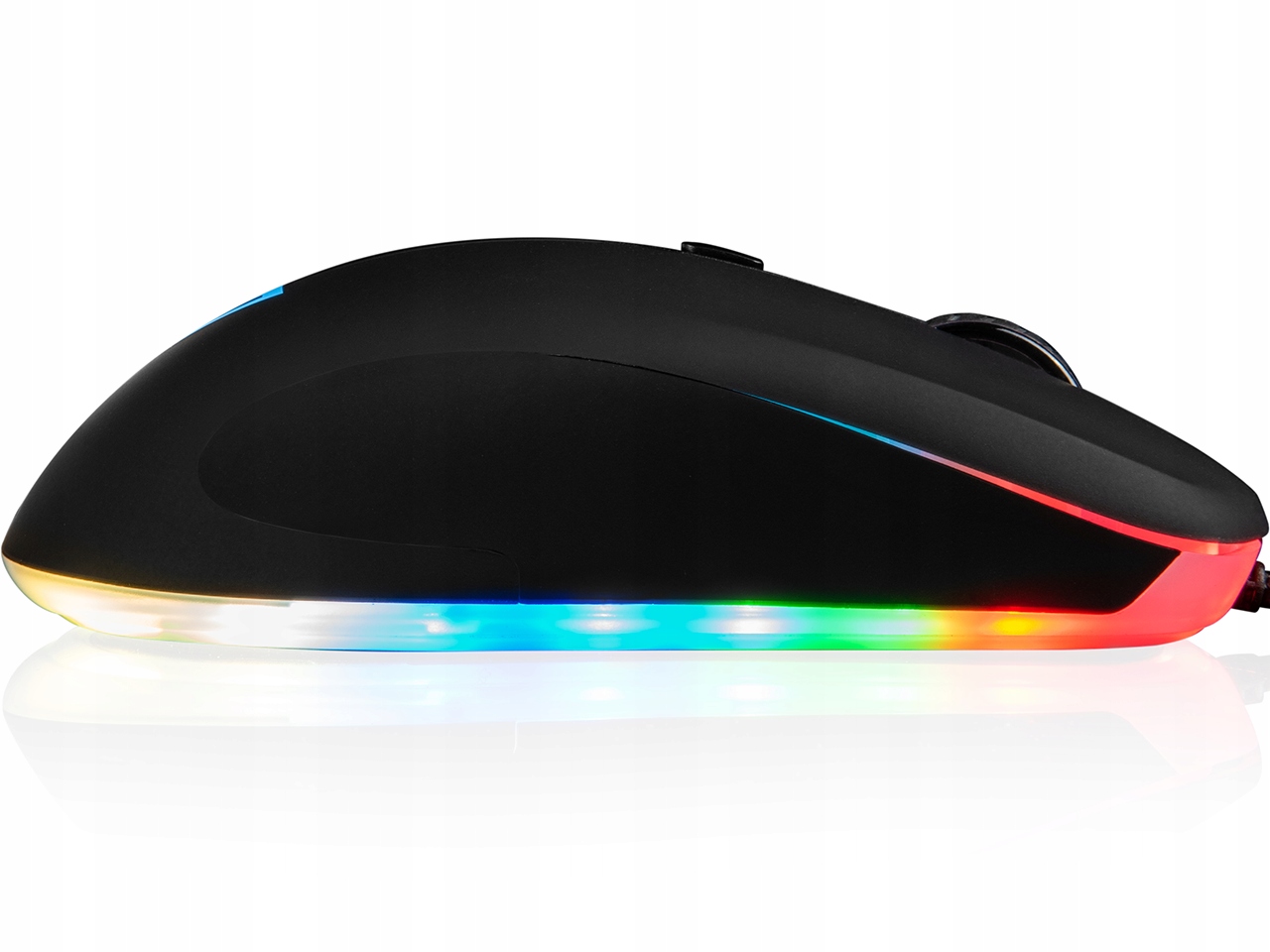 BEZKLIKOWA I CICHA MYSZKA GAMINGOWA USB RGB MODECOM VOLCANO ASSASSIN SILENT Sensor optyczny