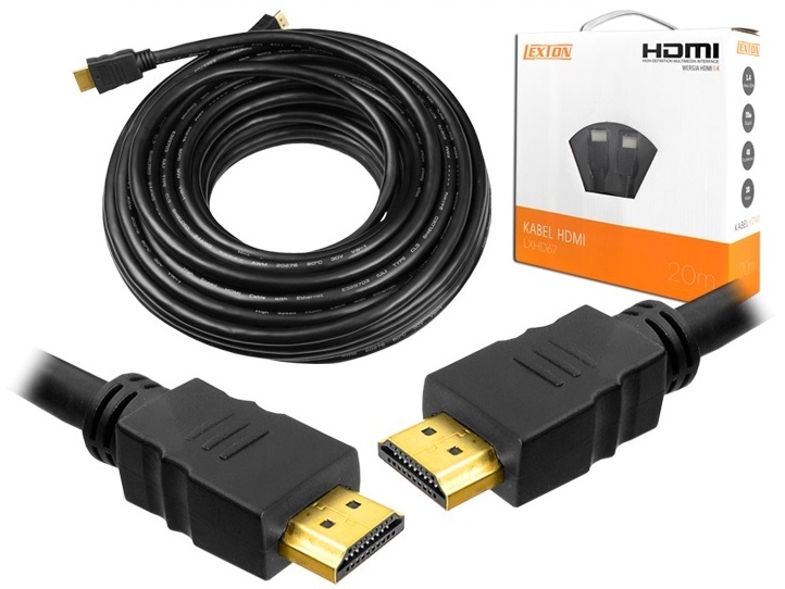 PS Kabel HDMI-HDMI, 20m, HQ. Długość kabla 20 m