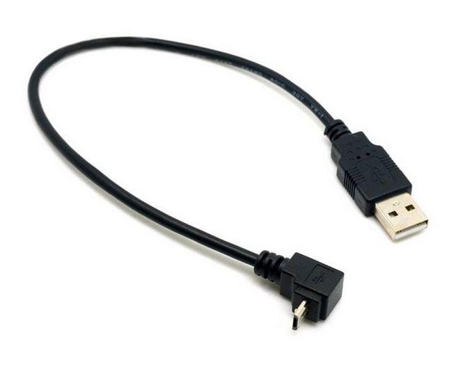 

Kabel Kątowy Micro Usb do Usb Górny 0,3M