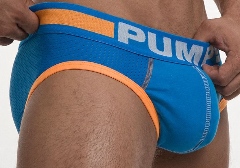 

Pump Slipy Majtki XL Niebieski Siatka