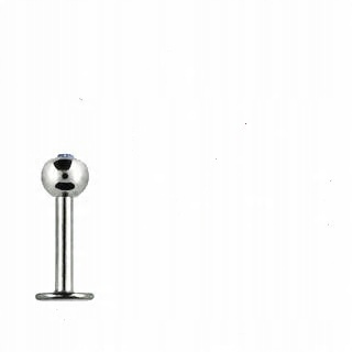 

Labret ze stali typu Monroe z kulką clear