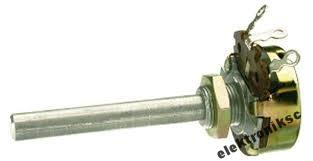 Potenciometer hriadeľa 50R 4W 50Ohm 10% lineárny