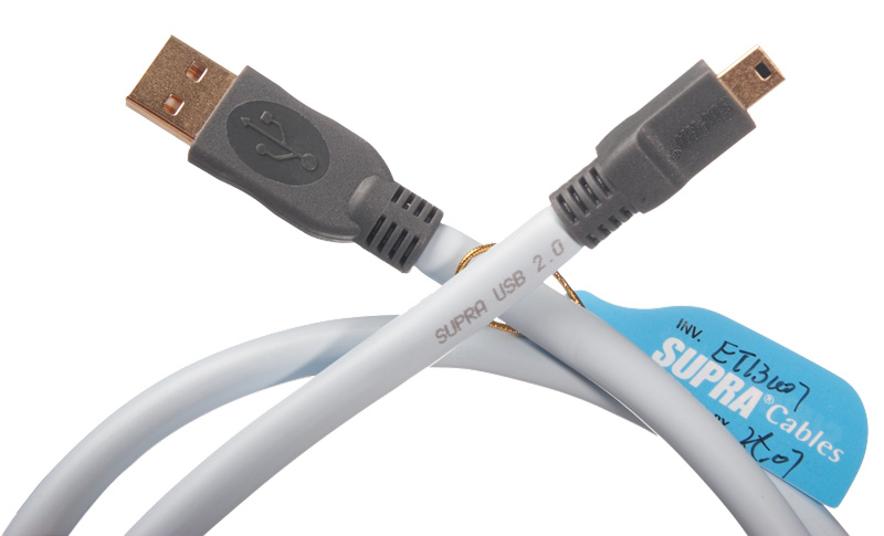 High-endowy Kabel USB 2.0 A - Mini B SUPRA 3m