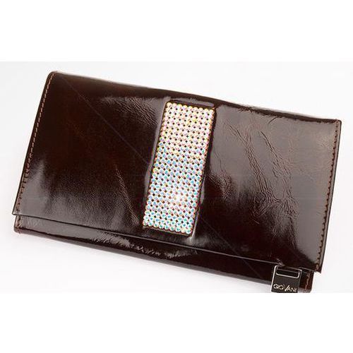 

Swarovski Giovani CV-240 skóra portfel damski brąz