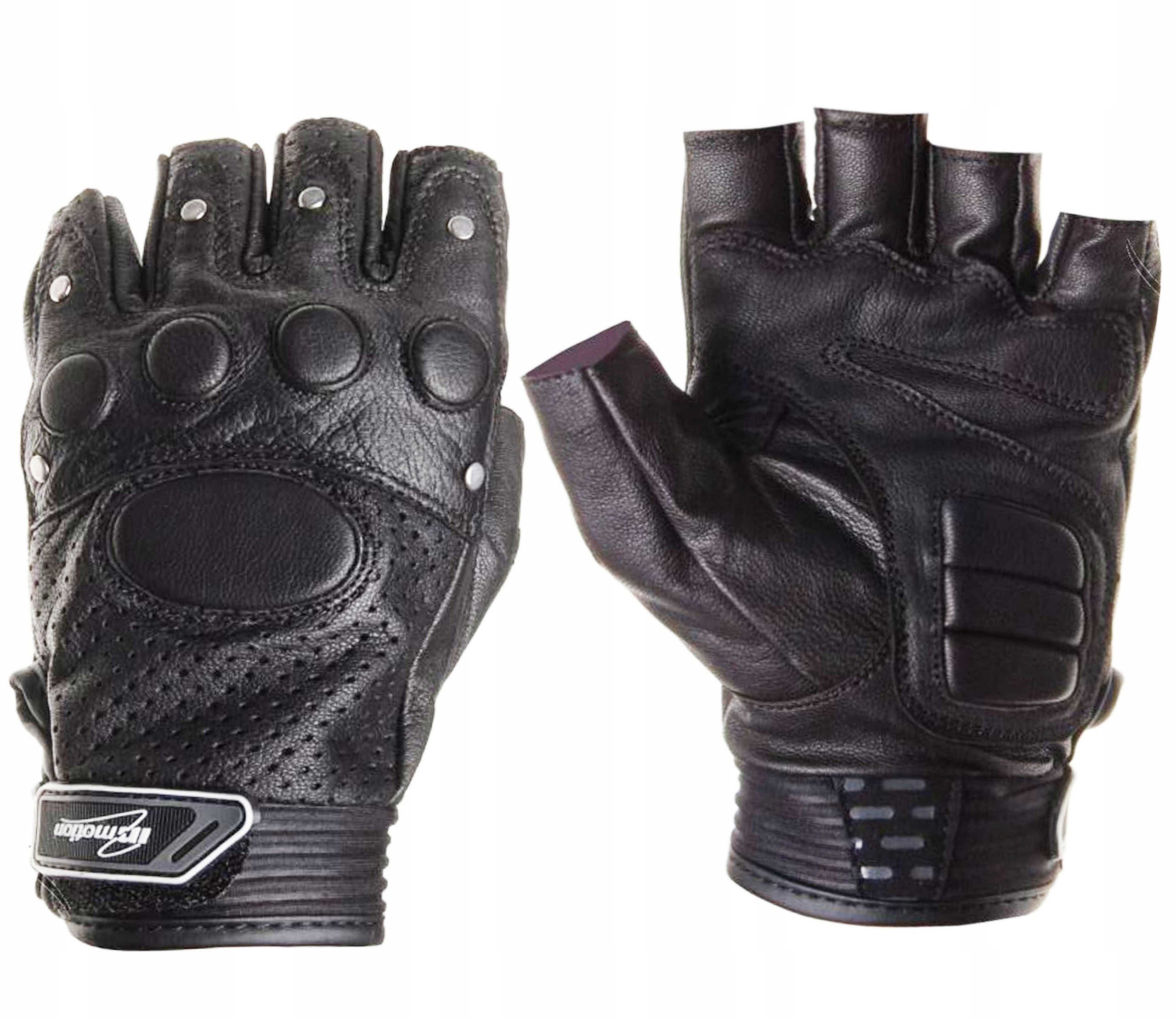 RĘKAWICE SKÓRZANE BEZ PALCÓW CHOPER PERFORACJA XXL EAN (GTIN) 9790629691536