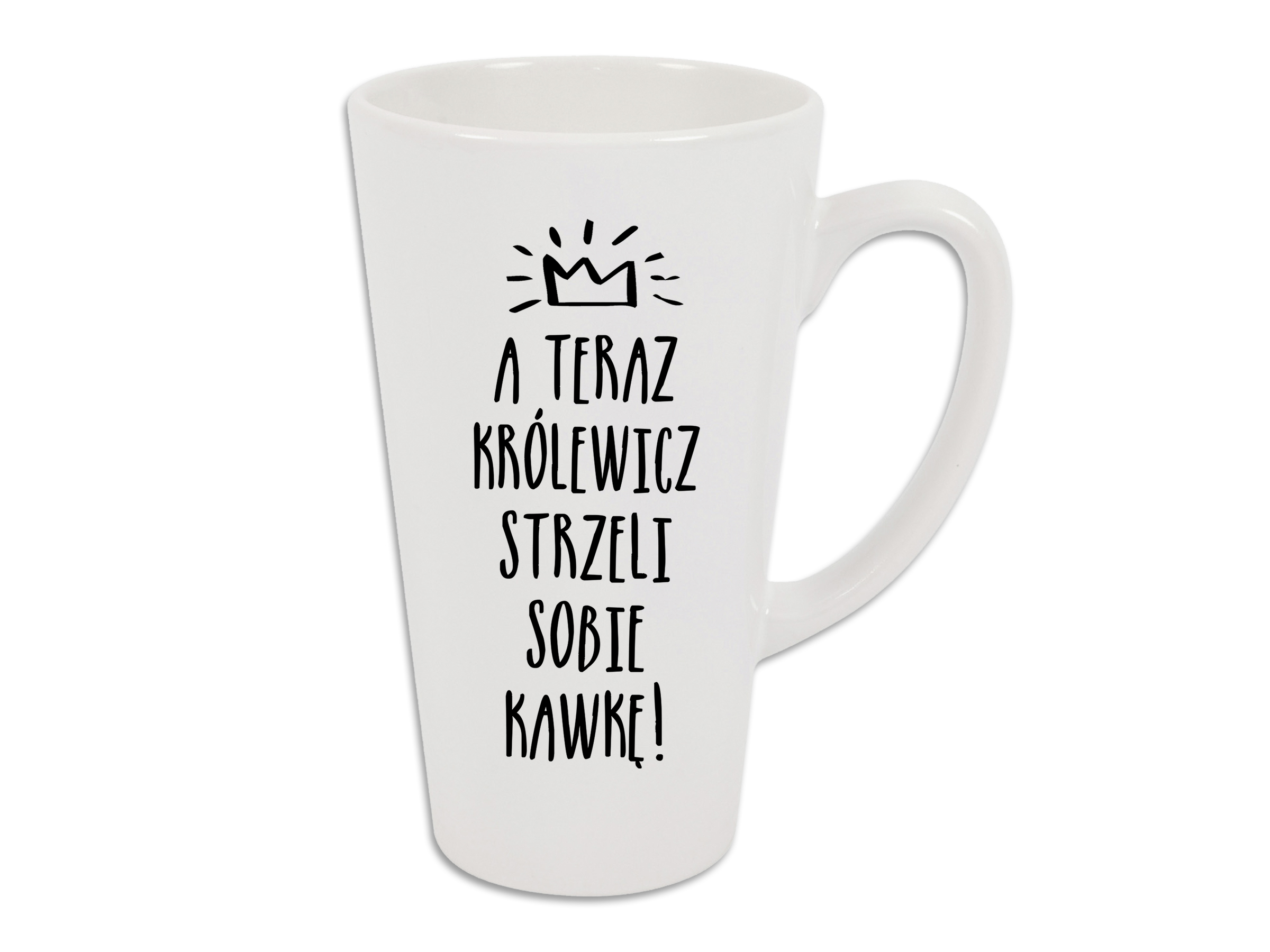 

Kubek Latte Z Nadrukiem Dla Chłopaka Królewicz