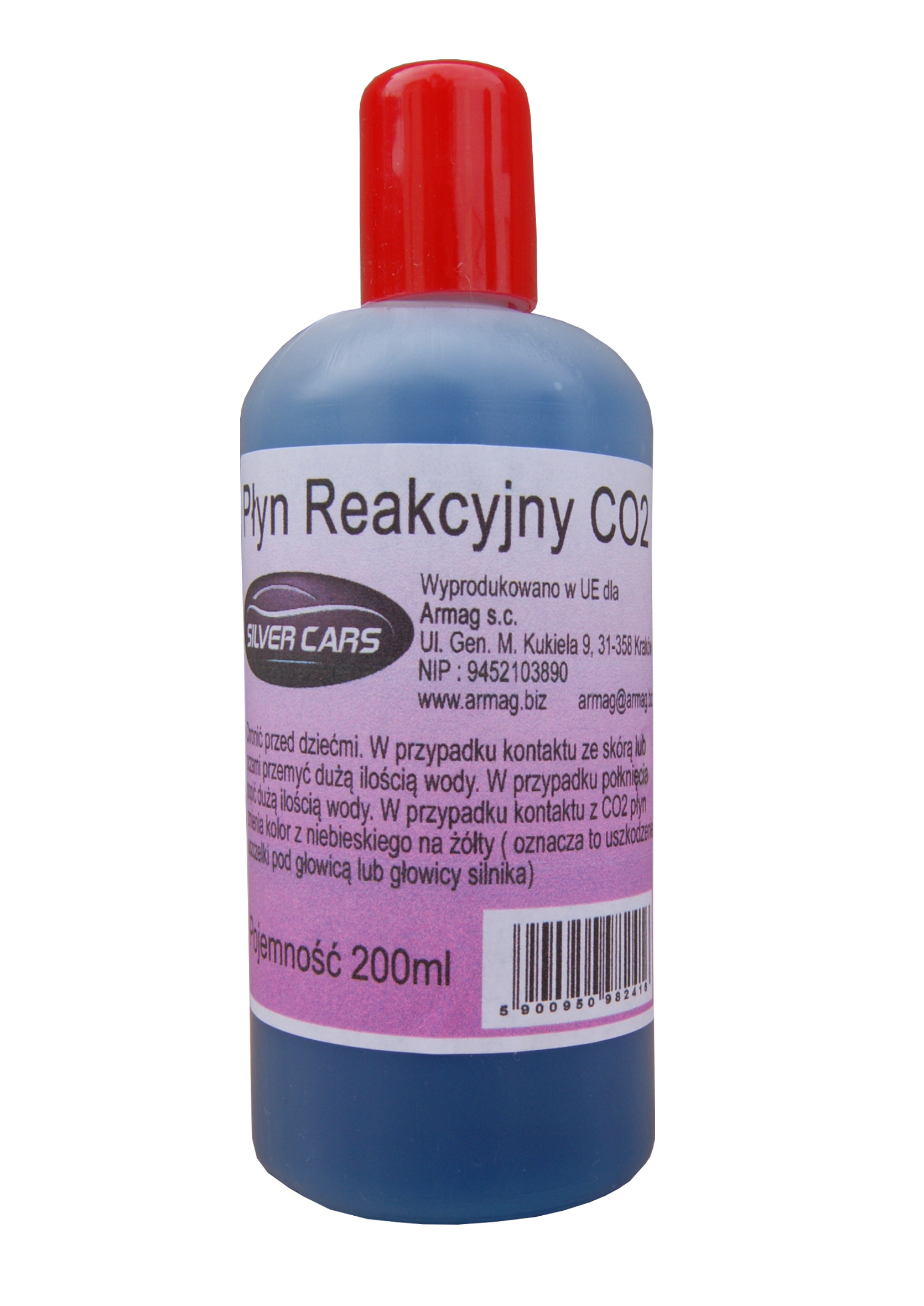 

Płyn Reakcyjny CO2 Tester Uszczelki Głowicy 200ML