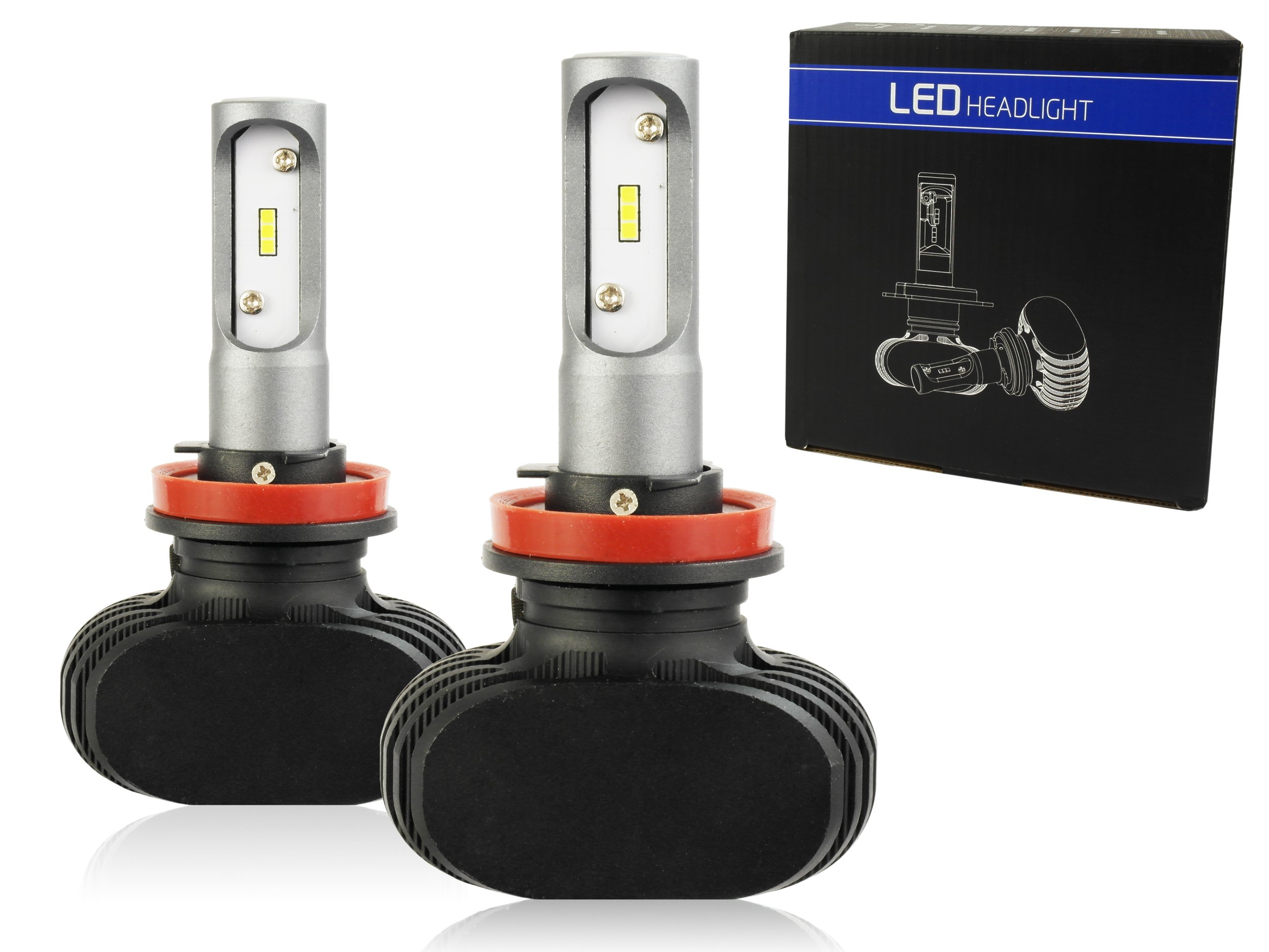 

Zestaw Led H11 Csp 50W żarówki Dzień/noc 8000LM