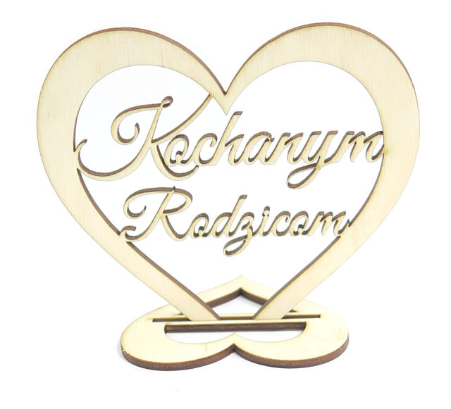 

Decoupage Kochanym Rodzicom Na Podstawce ZO75