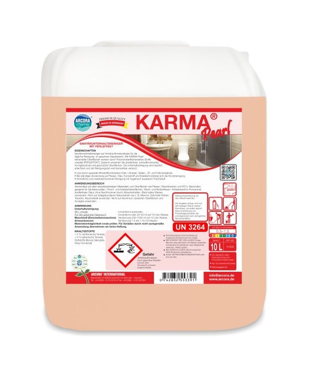 

Niemiecka chemia Karma kabiny prysznicowe 10L
