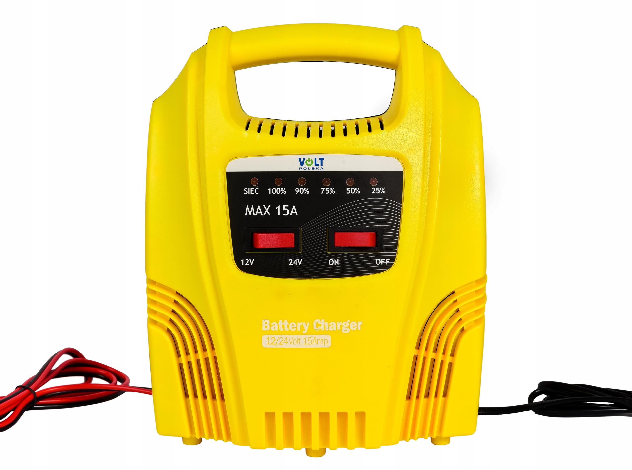 PROSTOWNIK ŁADOWARKA DO AKUMULATORA 12V/24V 15A