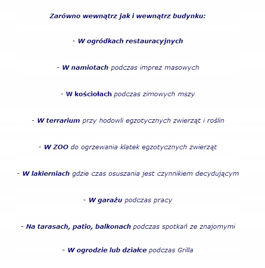 Promiennik ciepła ZEWNĘTRZNY EWT Dimplex OPH13 Kolor dominujący srebrny/szary