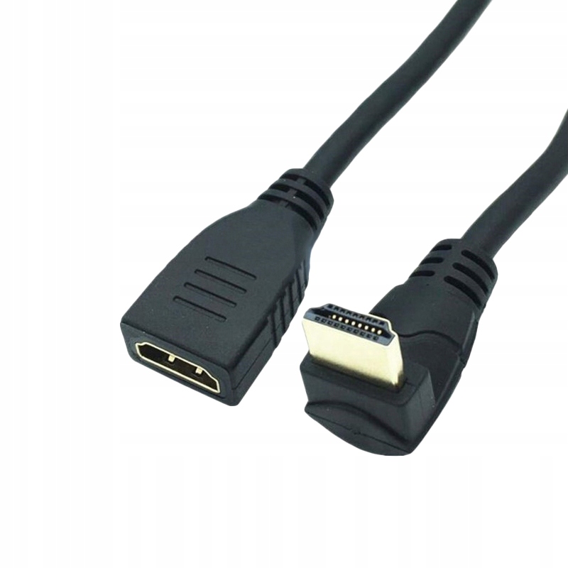 

Kabel Adapter Kątowy Hdmi do Hdmi Dolny 10cm