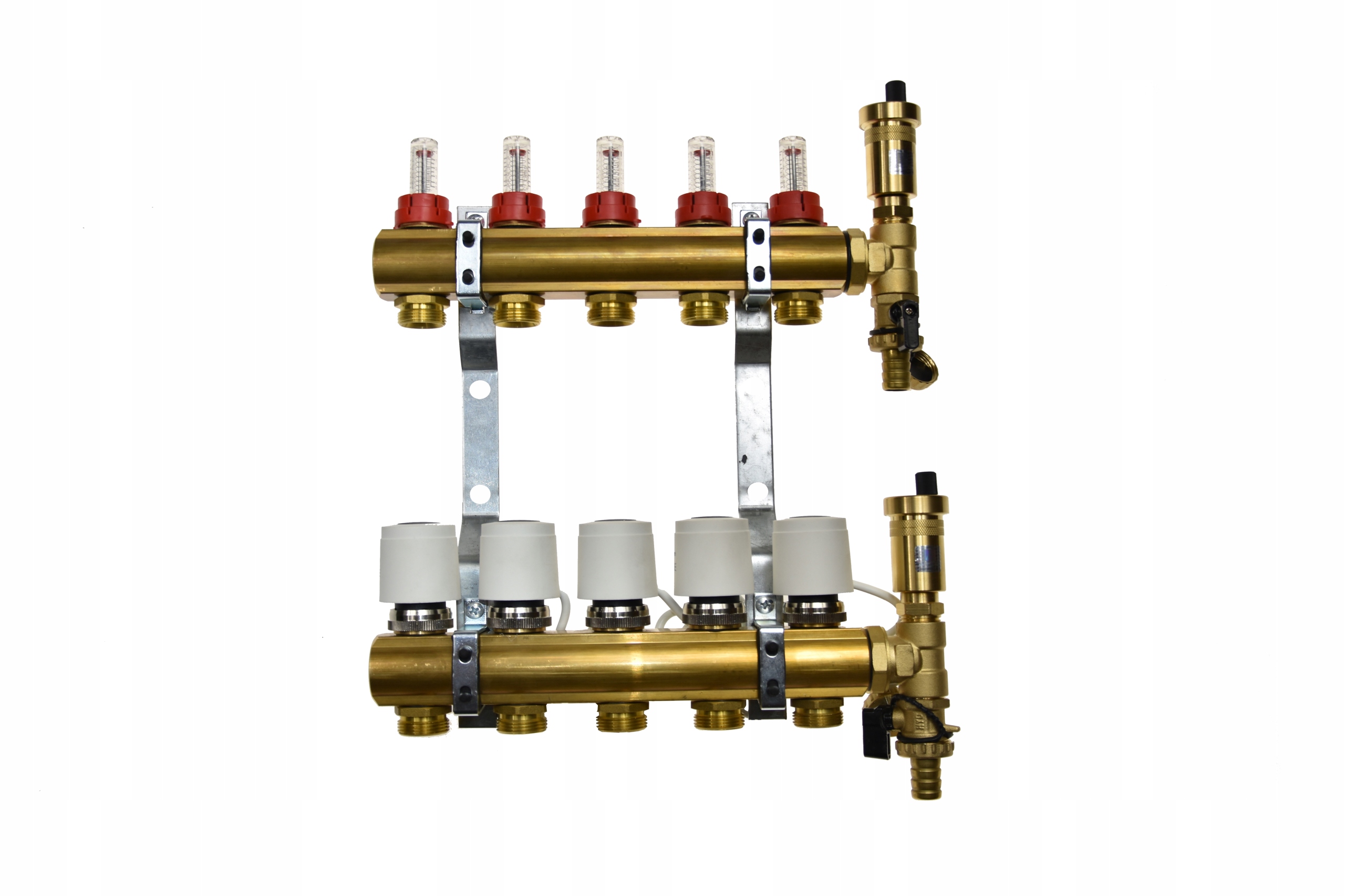 ROZDZIELACZ 9 DO OGRZEWANIA PODŁOGOWEGO+SIŁOWNIKI