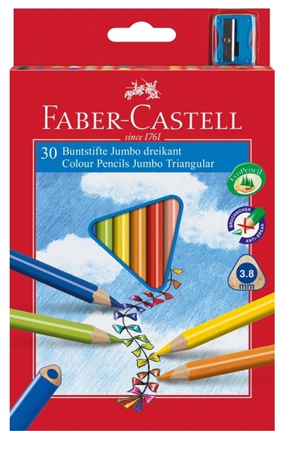 

Kredki Faber Castell Jumbo trójkątne