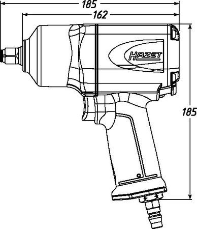 HAZET 9012EL Klucz pneumatyczny 1/2 udarowy 1700 Marka Hazet