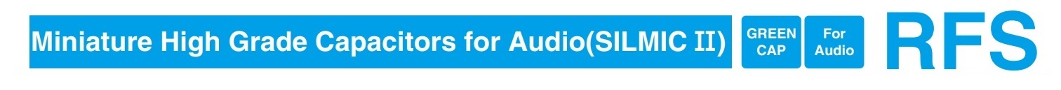 ELNA SILMIC II RFS 1uF/50V DO AUDIO - 4 szt. (101) Symbol RFS-50V010ME3#5