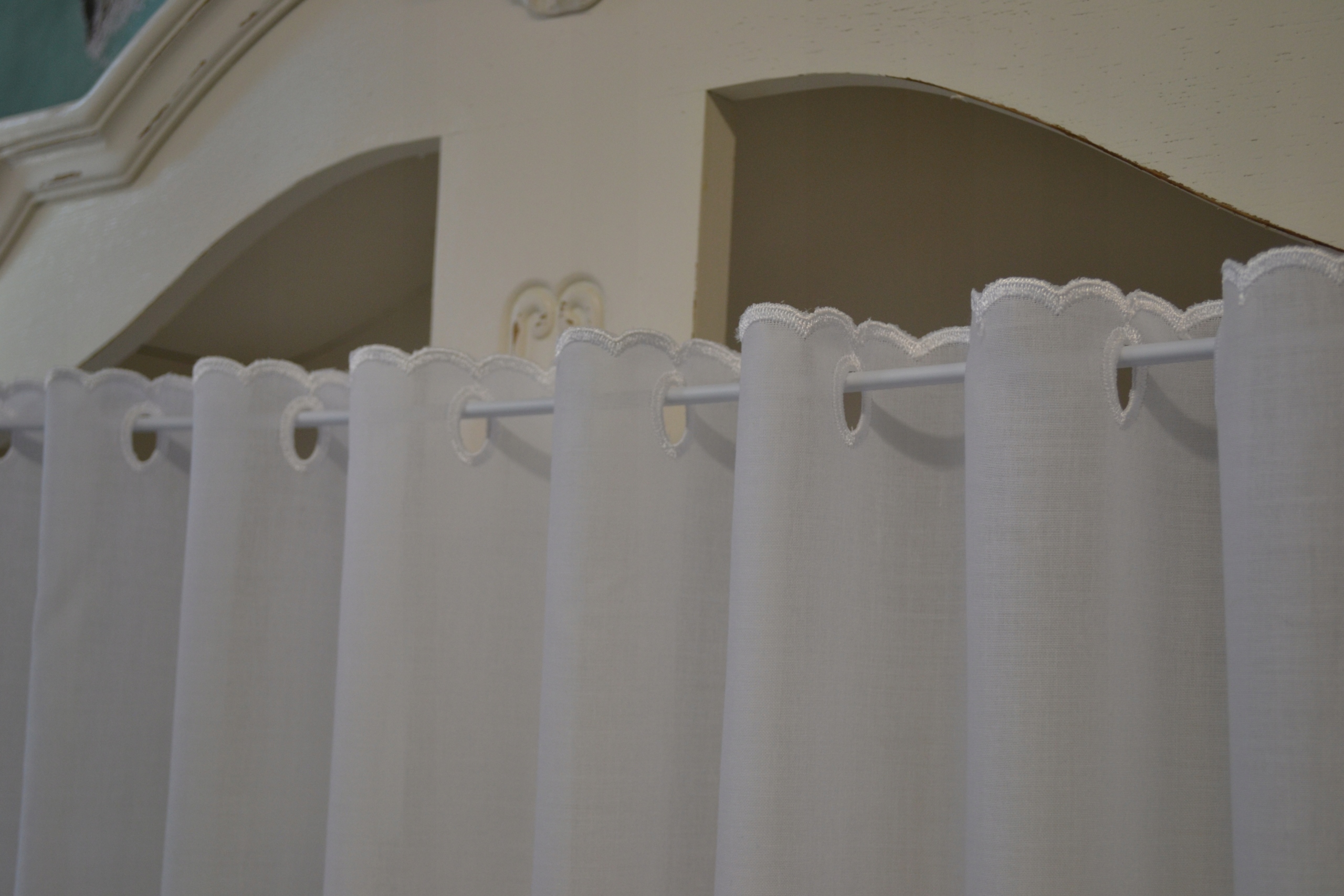 51102 ZAZDROSTKA ETAMINA GIPIURA haft 90 cm AŻUR Marka inna marka