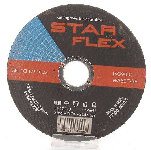 

Tarcza Do Cięcia Stali,nierdzewna,inox 125x1,0