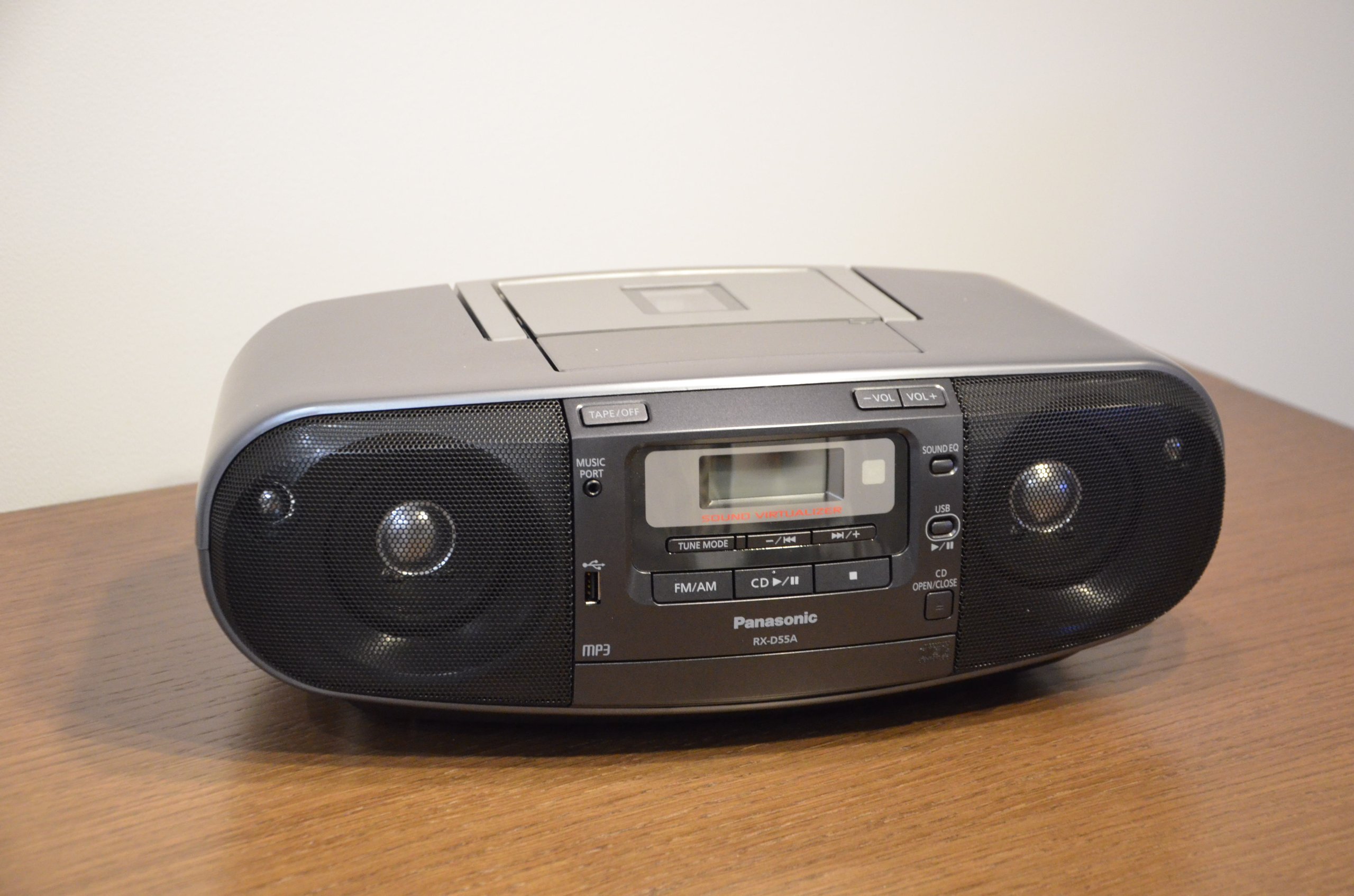 PANASONIC RXD55 AEGK KASETA CD RADIO MP3 USB 7186973976 oficjalne