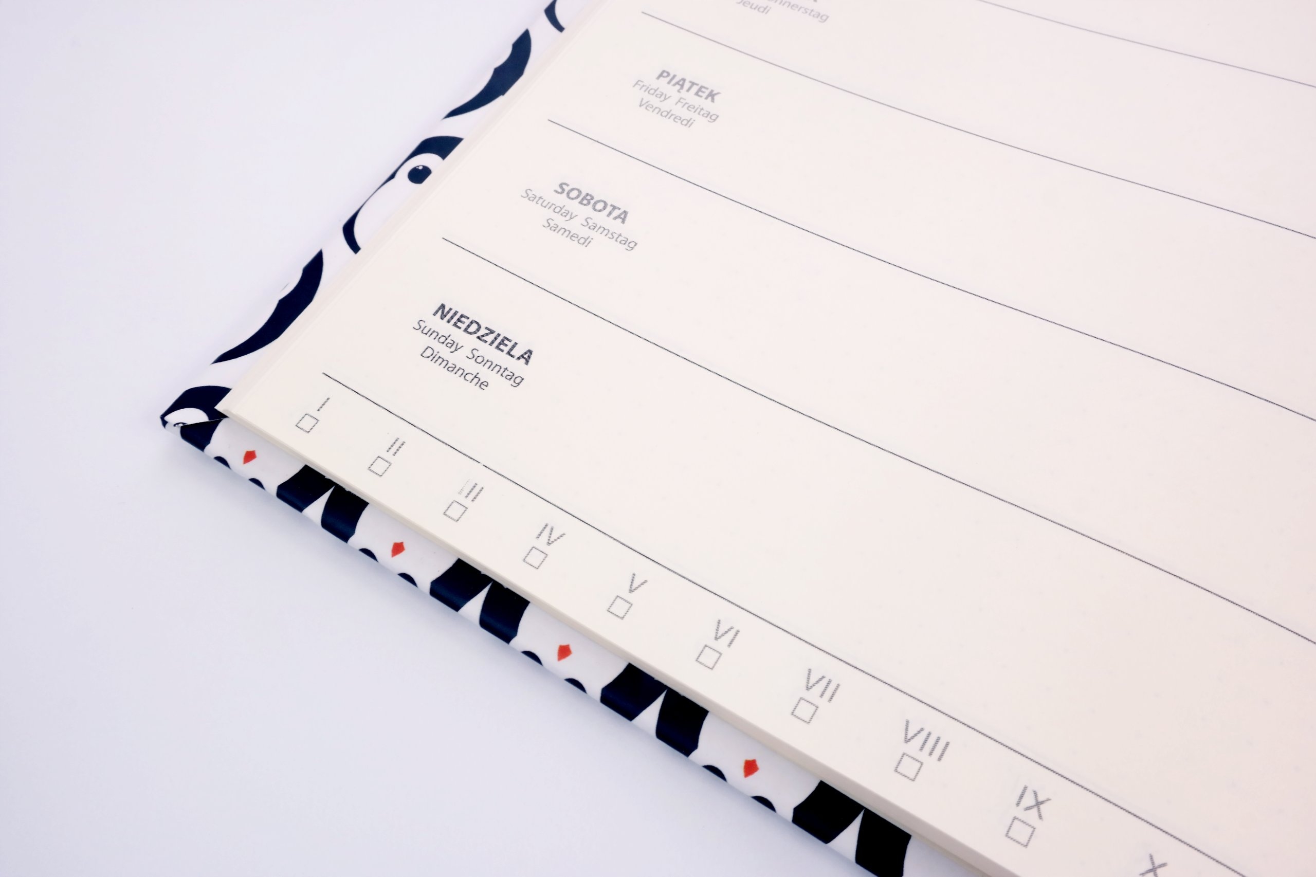 Planer planner notes B6 z gumką Planer Czarny 7415733348 oficjalne