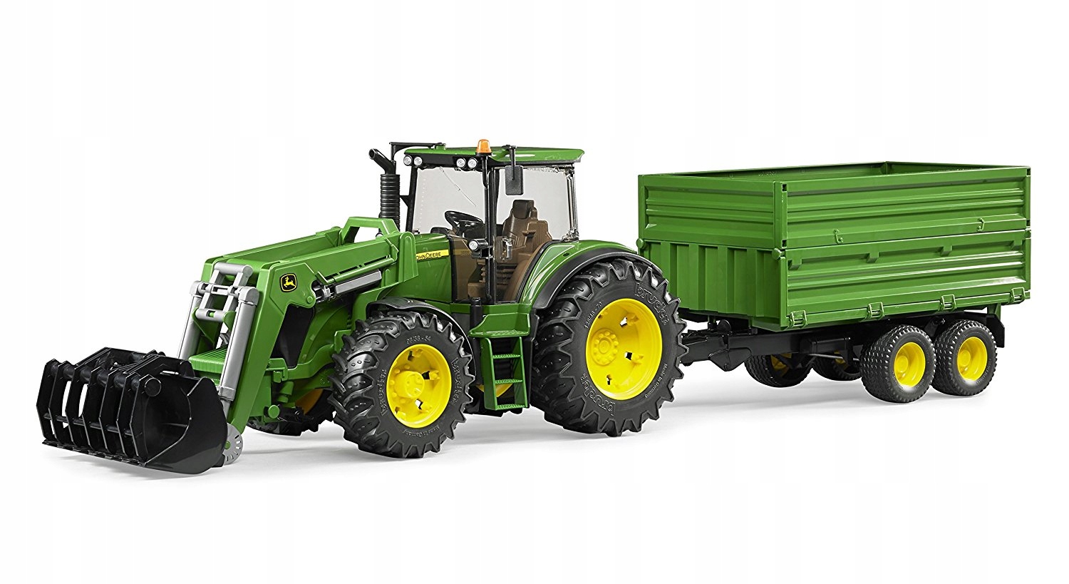 287d2 Traktor Z Przyczepą Bruder 03055 John Deere 287d2 Traktor Z Przyczepą Bruder 03055 John Deere