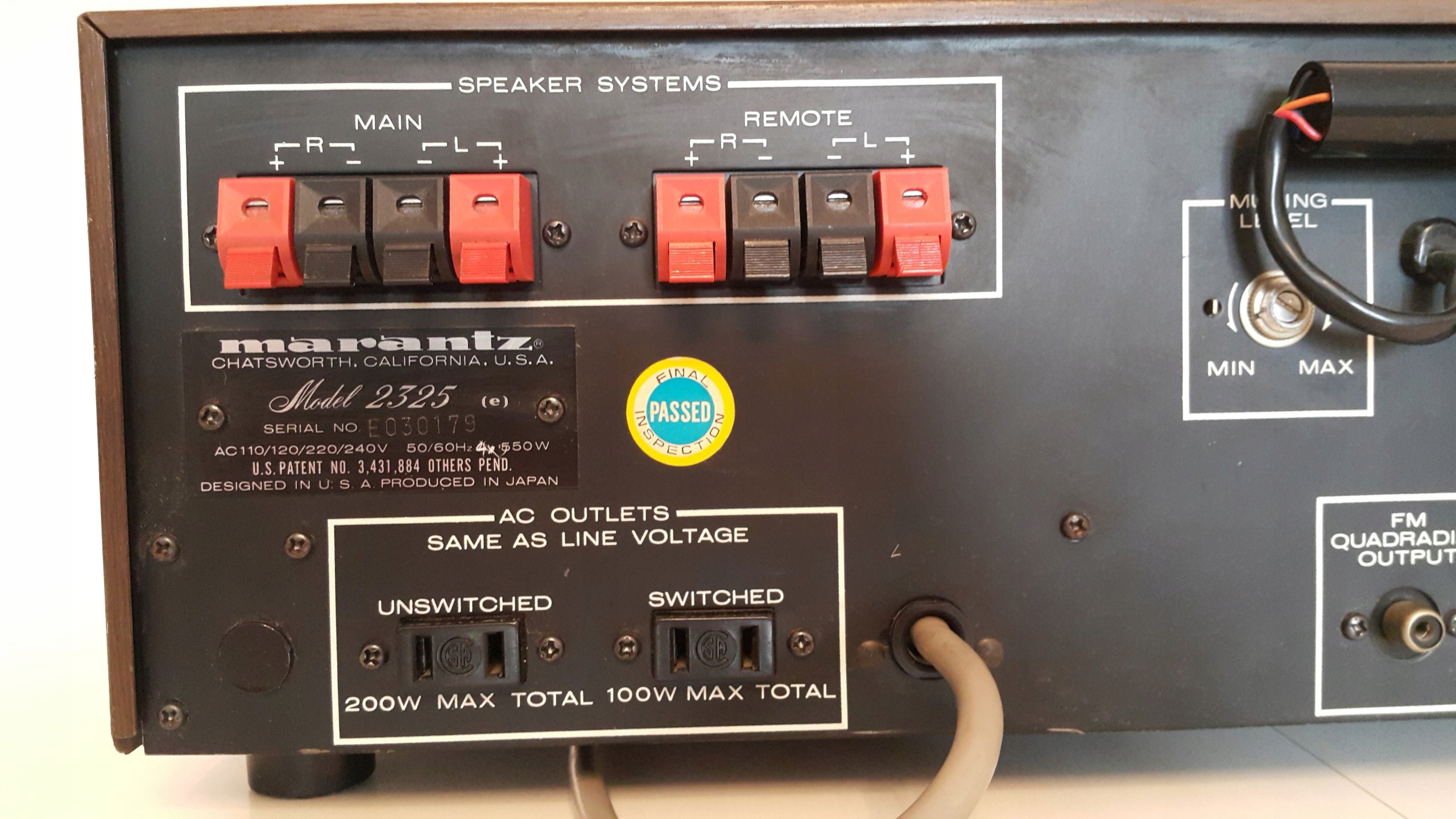 Amplituner Vintage Marantz Model 2325 - 7232865910 - oficjalne archiwum