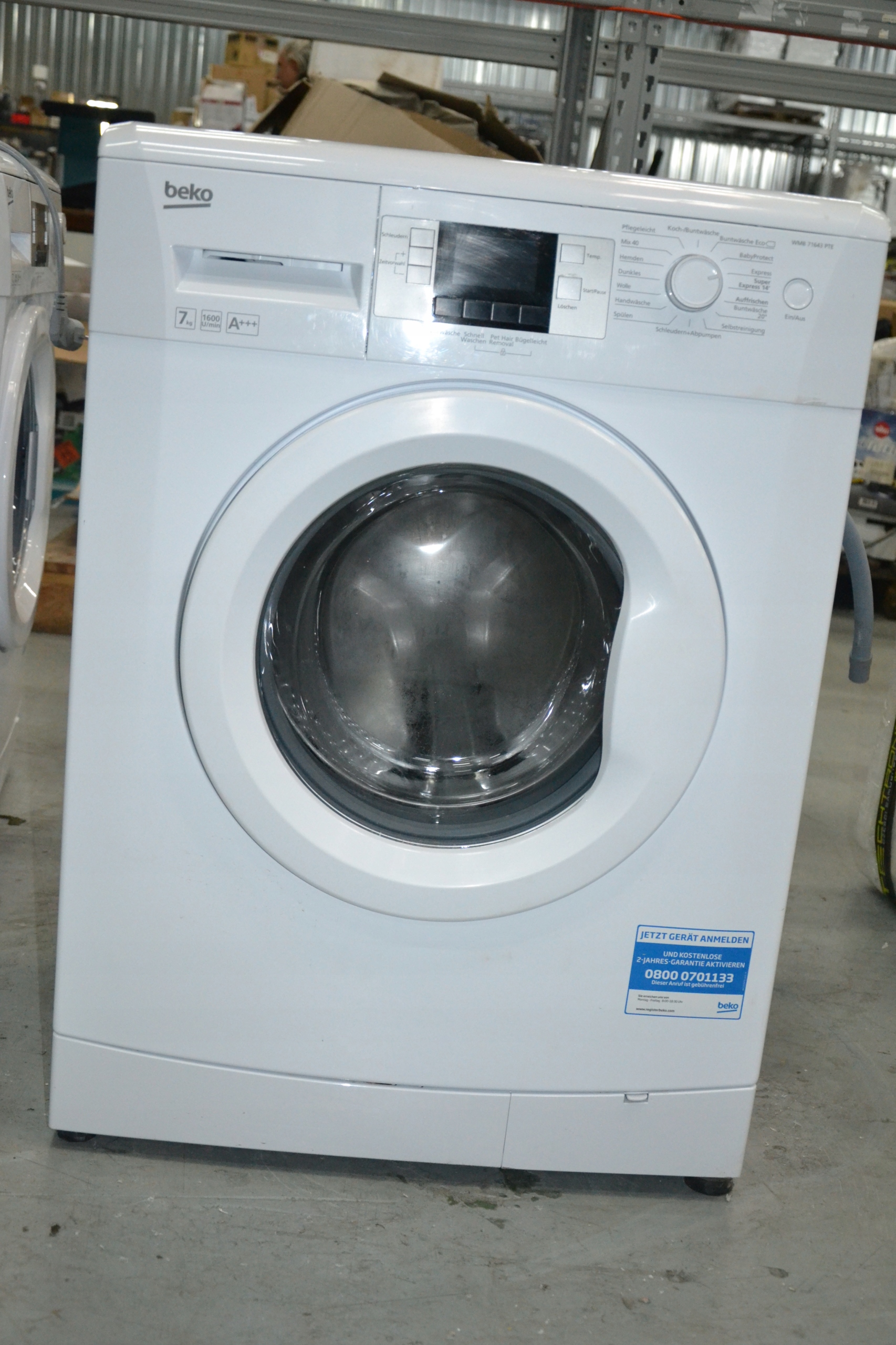 C4044 BEKO WMB 71643 PTE PRALKA A+++ 1600 OBR 7 KG ...