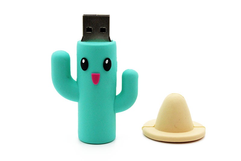PENDRIVE PAMIĘĆ USB ŚMIESZNY PREZENT KAKTUS 16GB