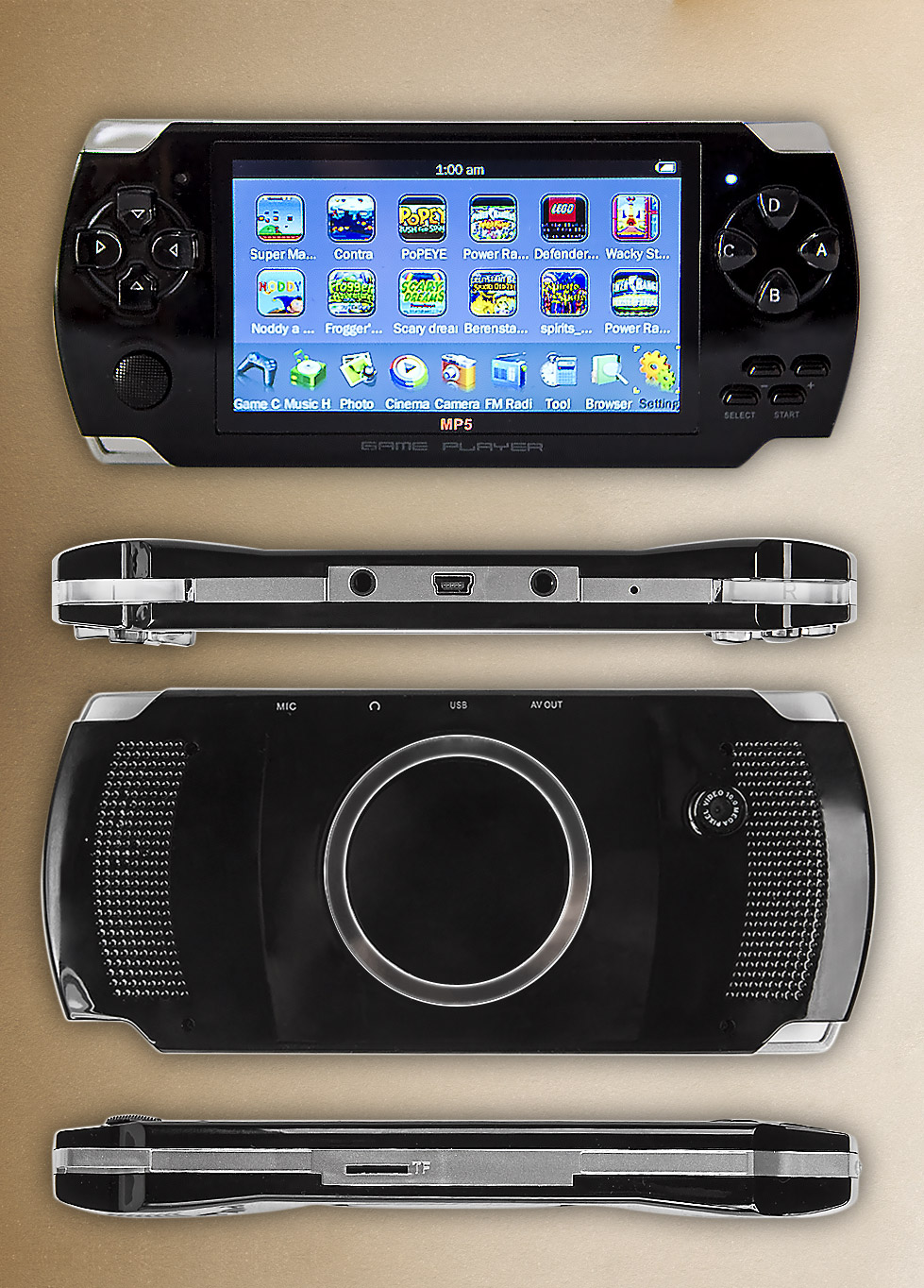 KONSOLA MP5 PSP 32 GB EMULATOR NES GBA 4,3'' LCD 7021438727