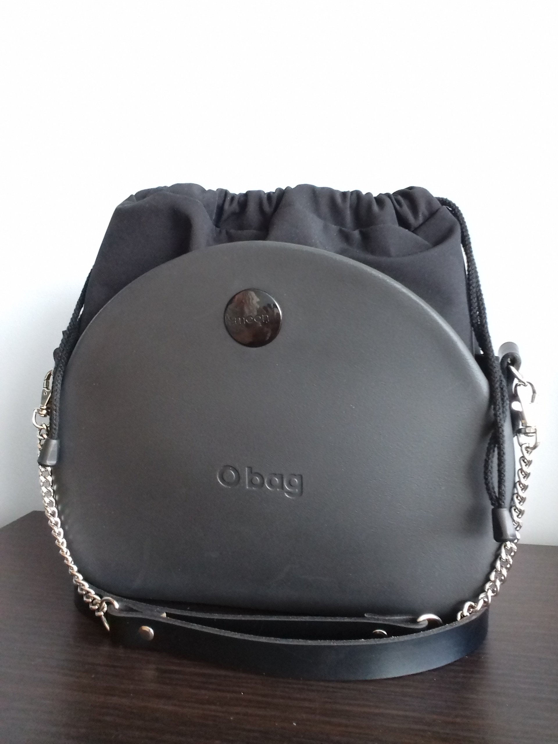 Komin, organizer obag o bag moon light czarny nero 7407630658