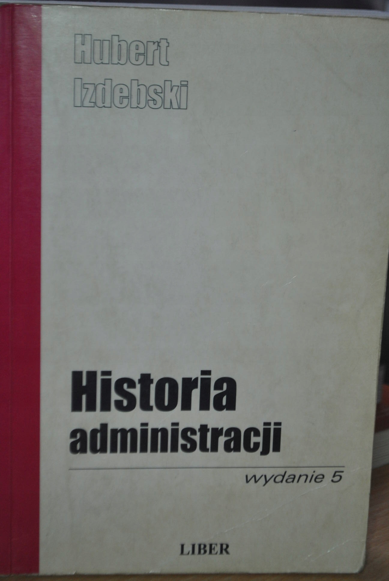 historia administracji hubert izdebski