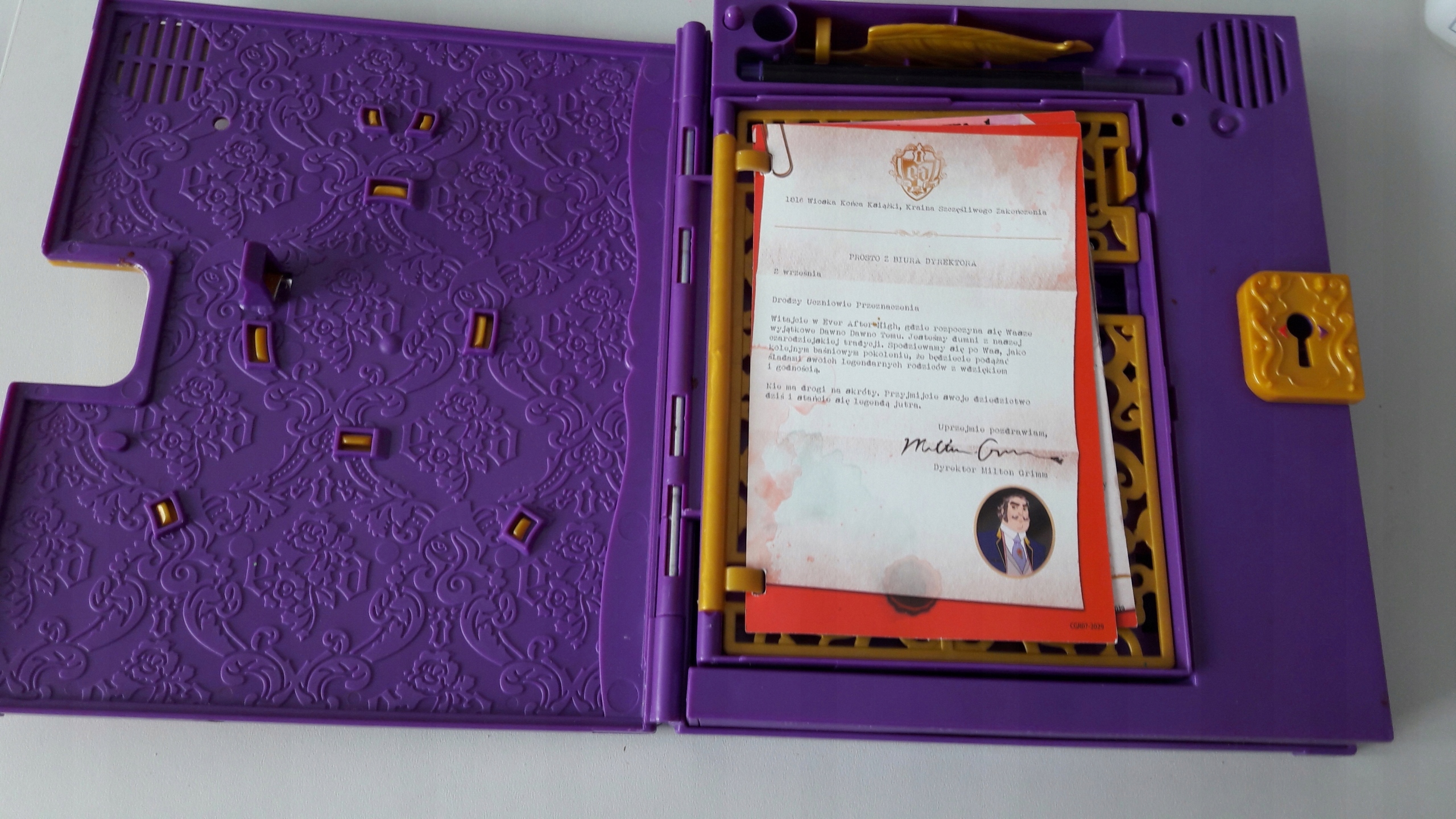 Pamiętnik Ever After High Polska Wersja Pamiętnik na kluczyk Mattel ever after high - 7449595512 - oficjalne
