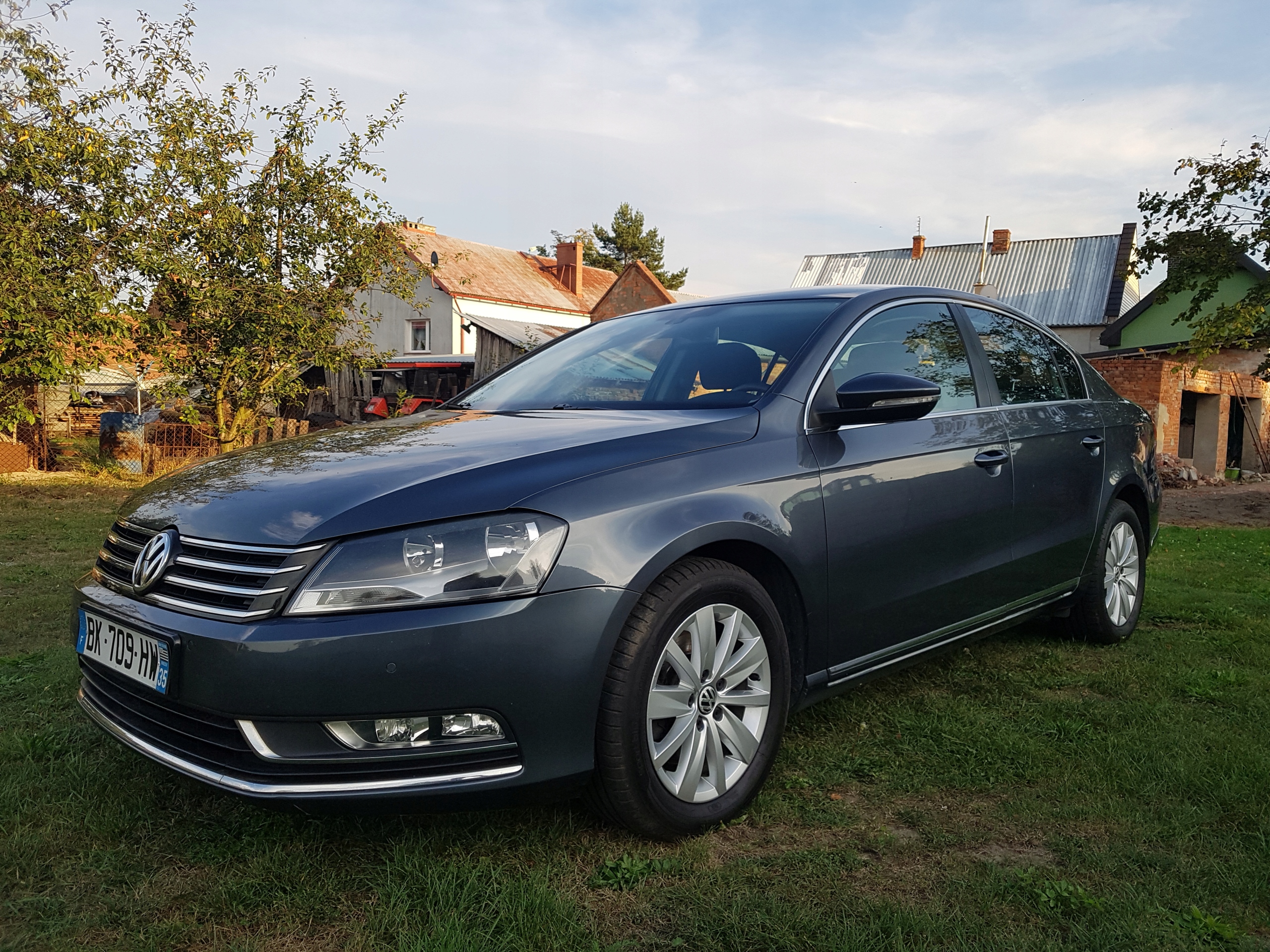 Passat b7 черная крыша