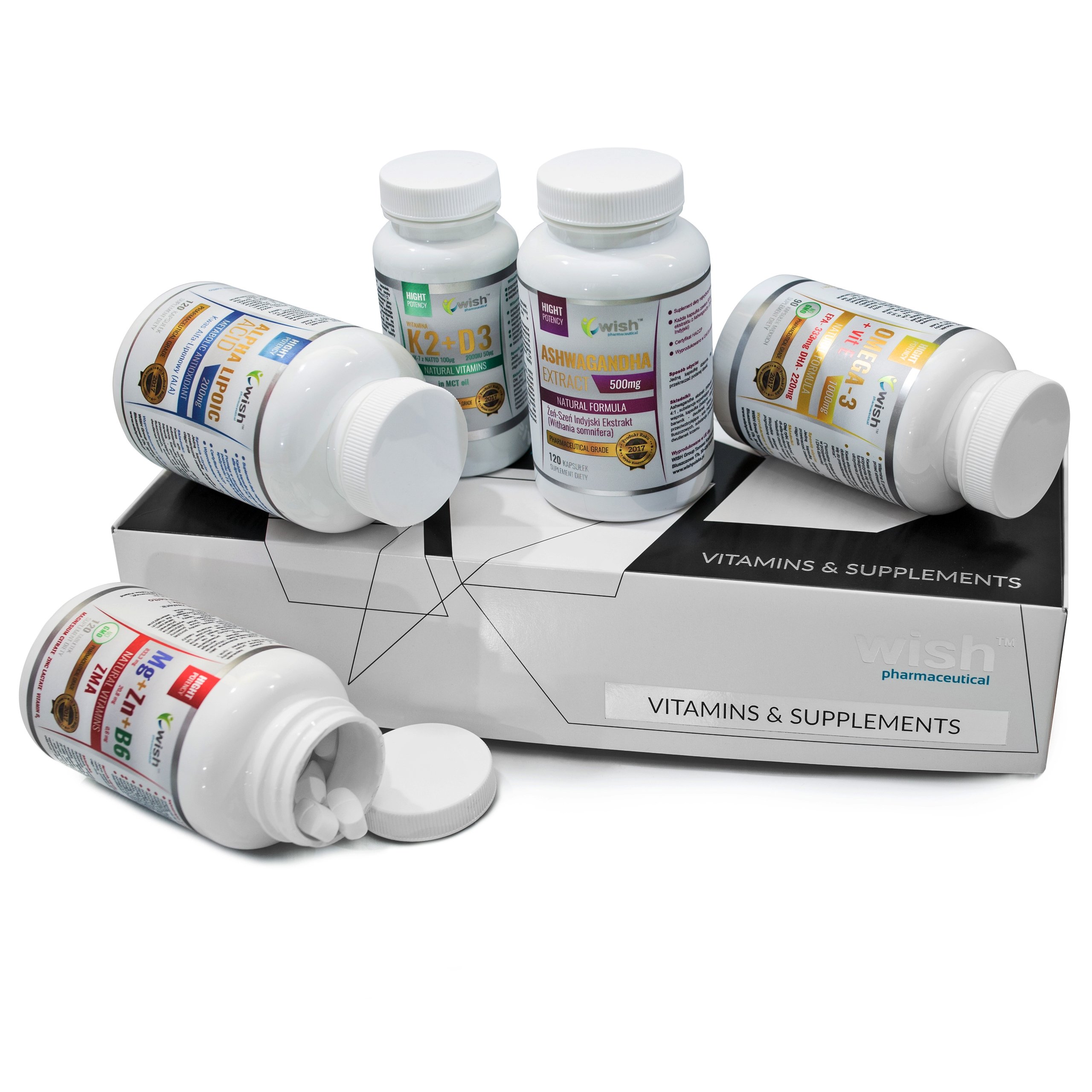 K2+D3 ASHWAGANDHA MAGNEZ OMEGA 3 KWAS ALFA ALA BOX 7159101222