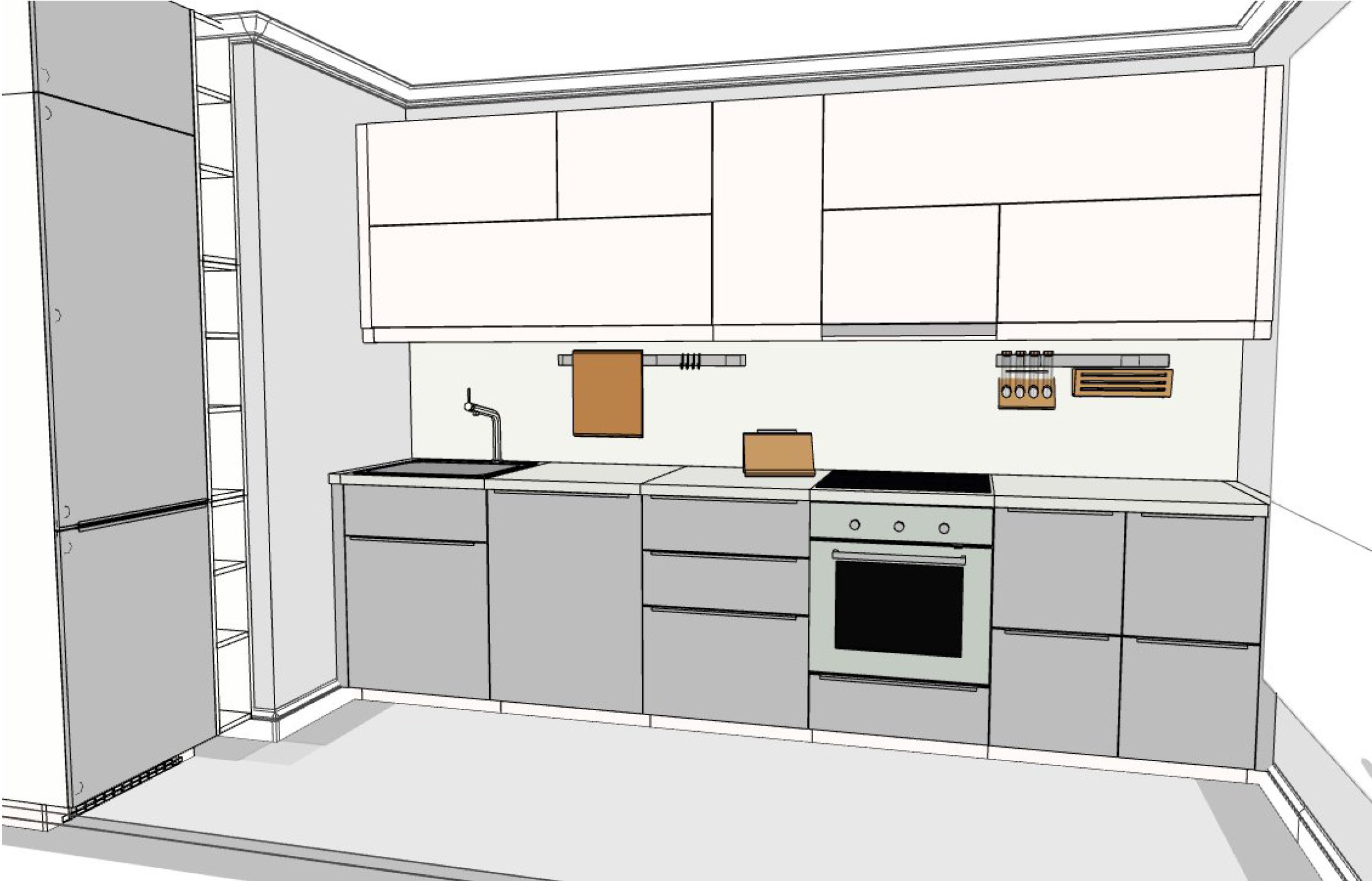 PROJEKT KUCHNI IKEA METOD WYCENA I WIZUALIZACJA 7083641499