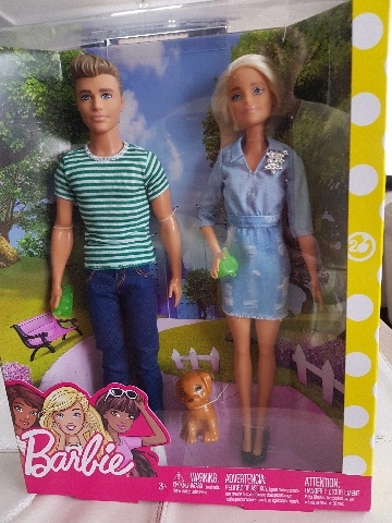 Zestaw Od Mattel Lalka Barbie Ken I Piesek 7674831989 Oficjalne