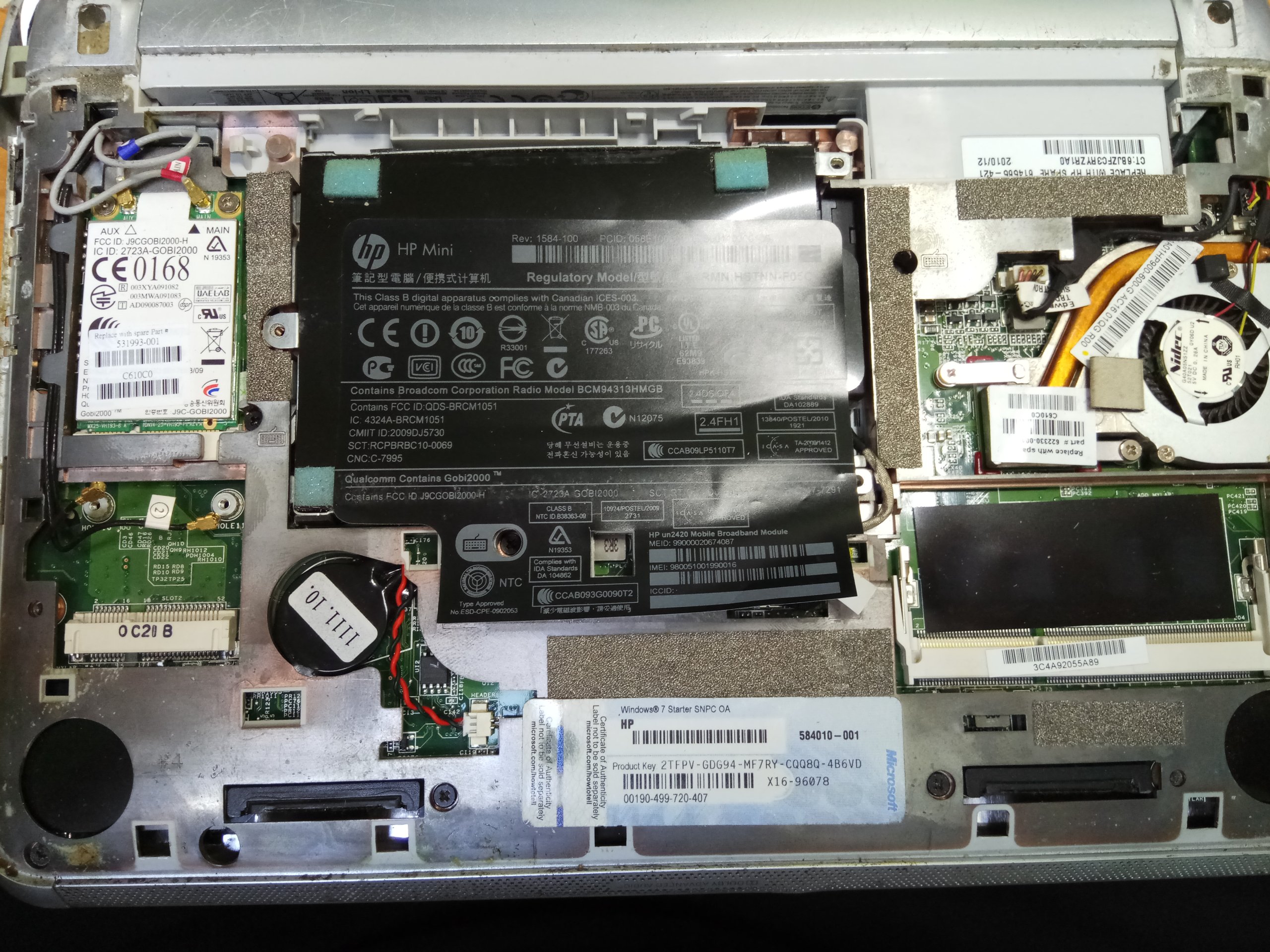HP MINI HSTNN-F05C - 7169321966 - oficjalne archiwum allegro